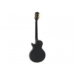 DIMAVERY LP-530 E-Guitar, black/gold